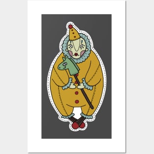 Sad Clown Posters and Art